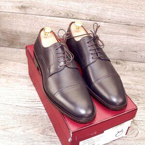 * NIB * $895 Nordstrom BALLY Switzerland US 8 D Chocolate o *add $15 Cedar Trees